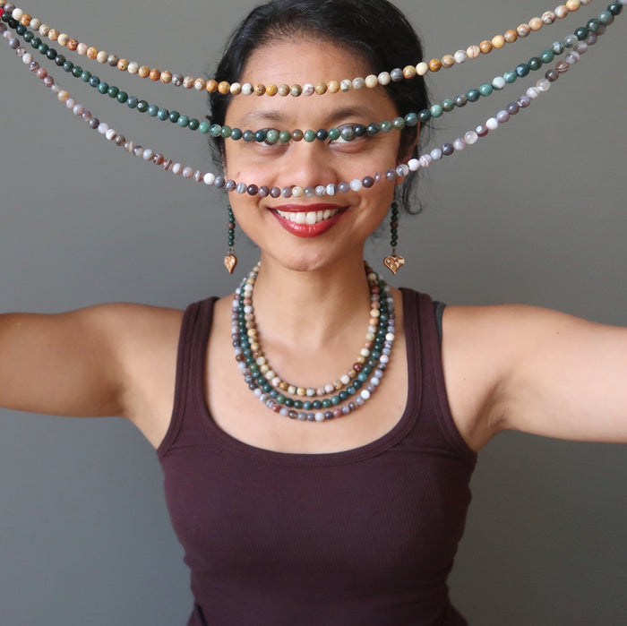 Agate Beads Necklace