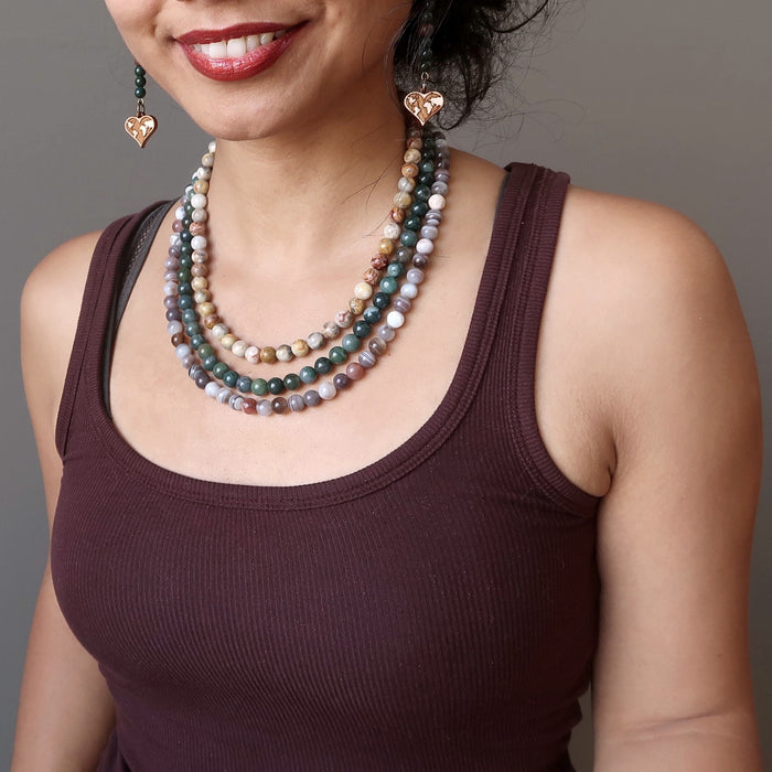 Agate Beads Necklace