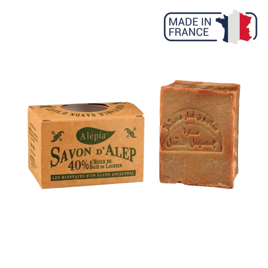 Aleppo soap 40% bay laurel - 190 g - Alépia Alépia