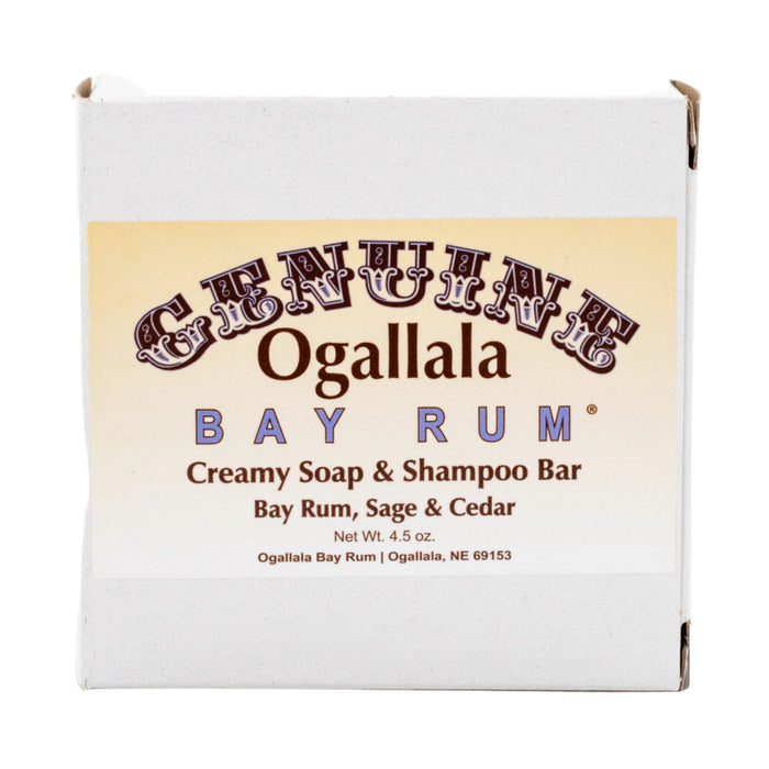 All In One Soap and Shampoo Bar | 4.5 oz | Multiple Scents | Ogallala Bay Rum