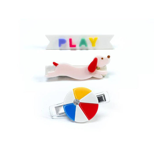Alligator Clips - Summer Dog