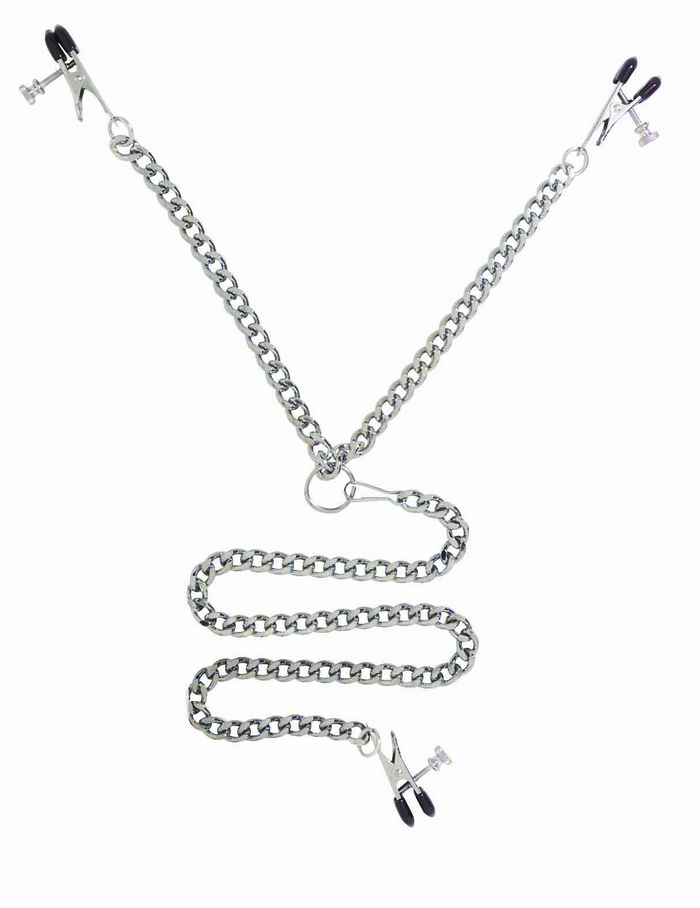 Alligator Y-Style Nipple to Clitoris Clamp