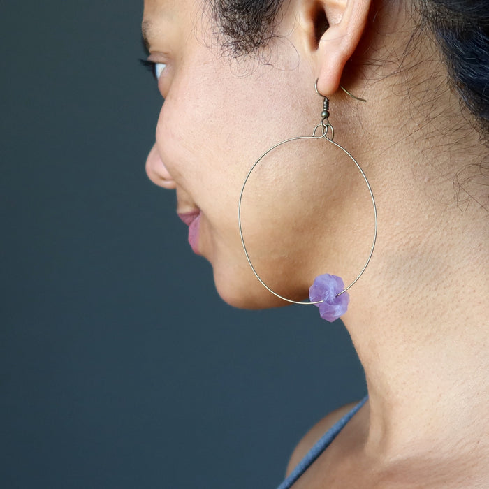 Amethyst Drop Earrings