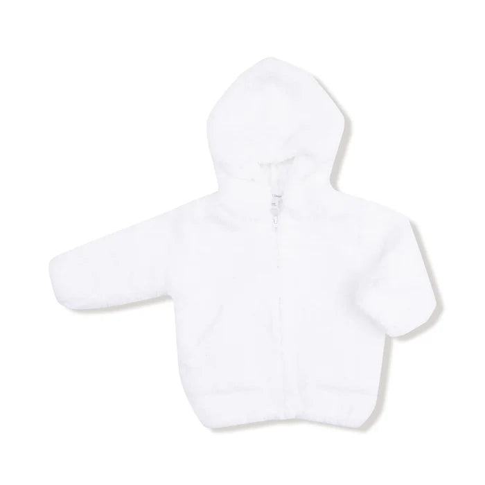 Angel Dear - Chenille Hoodie - White