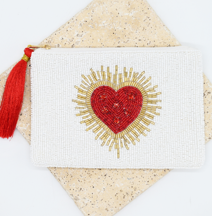 Anna Nova beaded Pouch