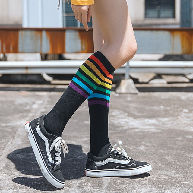 rainbow socks / One Size