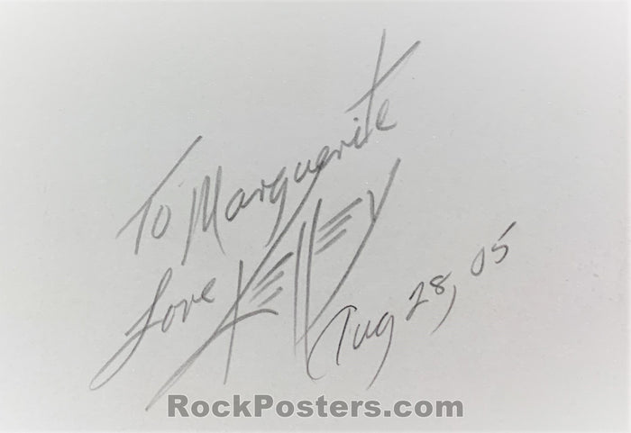 AUCTION - Alton Kelley Collection - Chet Helms Memorial - 2005 Poster - Kelley Signed - Great American - Near Mint