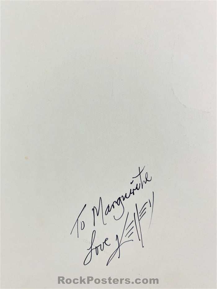 AUCTION - Alton Kelley Collection - Dinosaurs - 1982 Poster - Kelley Signed - Roxy Theater - Excellent