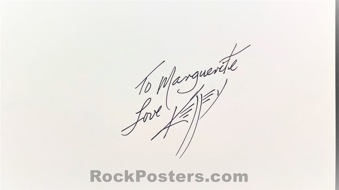 AUCTION - Alton Kelley Collection - Grateful Dead The Jester Poster - Mouse Kelley Double Signed - Mint