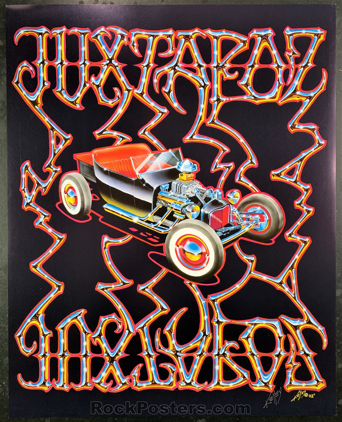 AUCTION - Alton Kelley Collection - Juxtapoz Magazine - 2002 Poster - Kelley Signed - Near Mint Minus