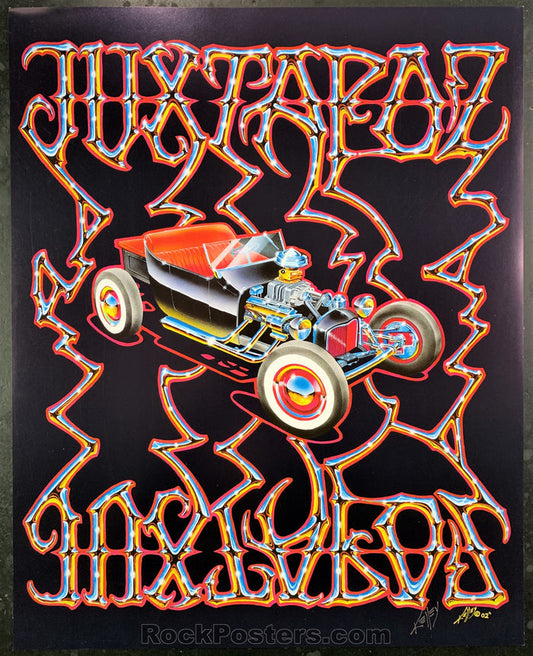 AUCTION - Alton Kelley Collection - Juxtapoz Magazine - 2002 Poster - Kelley Signed - Near Mint Minus
