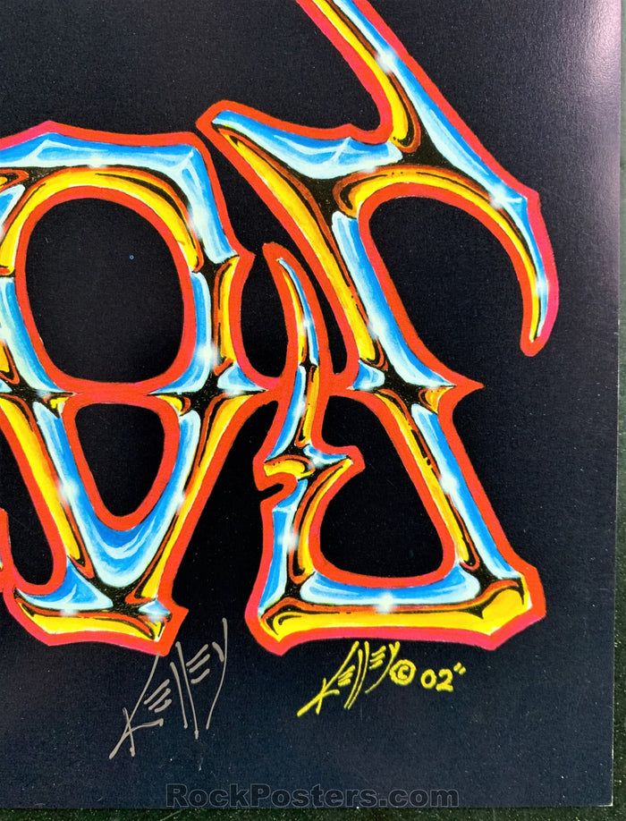AUCTION - Alton Kelley Collection - Juxtapoz Magazine - 2002 Poster - Kelley Signed - Near Mint Minus