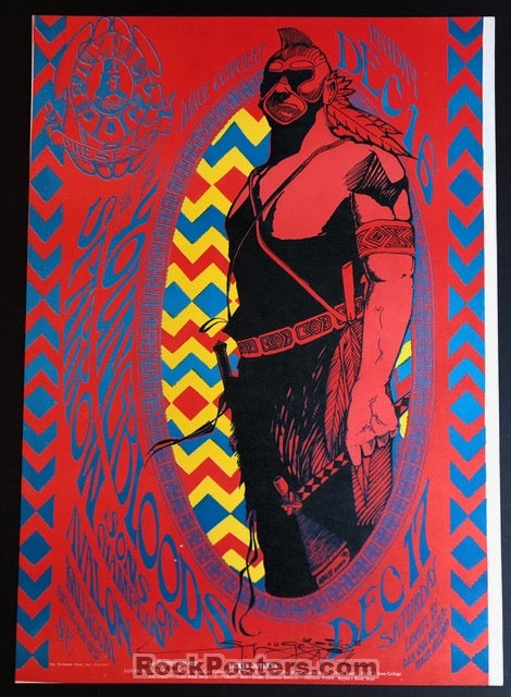 AUCTION - FD-39 - The Youngbloods - Stanley Mouse Signed - Avalon Ballroom - Near Mint