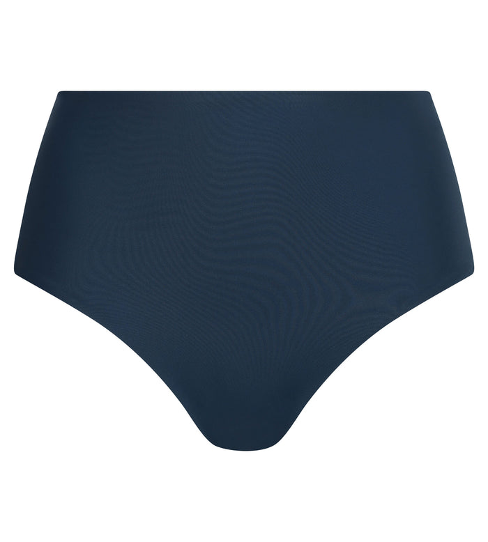 Bas de maillot de bain taille haute Bleu Dim Swimwear Silhouette