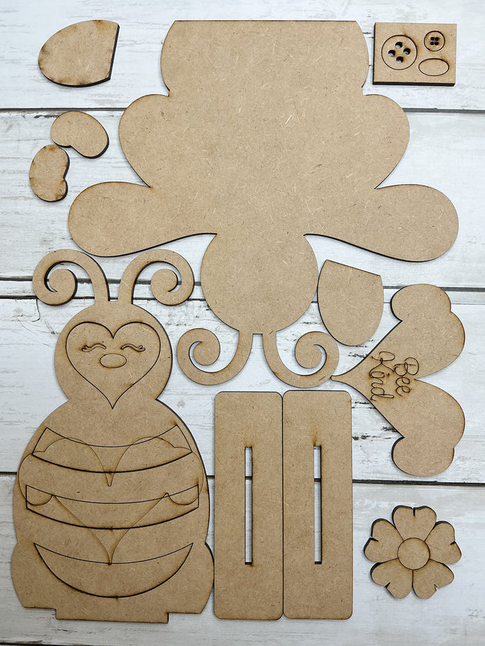 Be Kind Bee with heart  Sitter DIY Kit