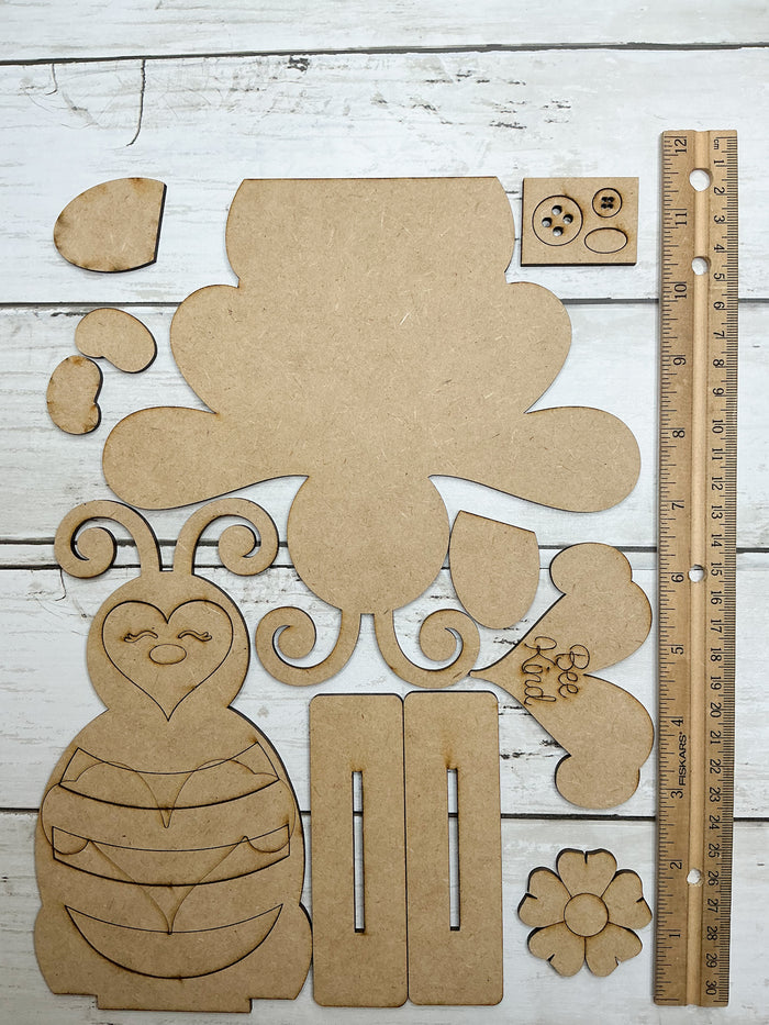 Be Kind Bee with heart  Sitter DIY Kit