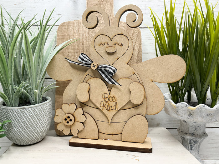 Be Kind Bee with heart  Sitter DIY Kit