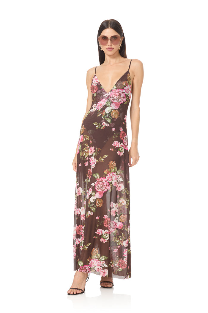 Bessie Dress - Chocolate Rose