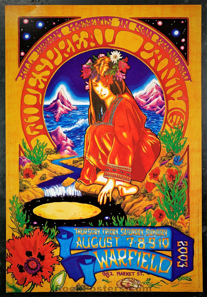 BGP-305 - Widespread Panic - 2003 Poster - Warfield Theater - Excellent