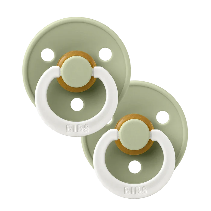 Bibs Pacifiers - 2 Pack - Glow Sage/Sage