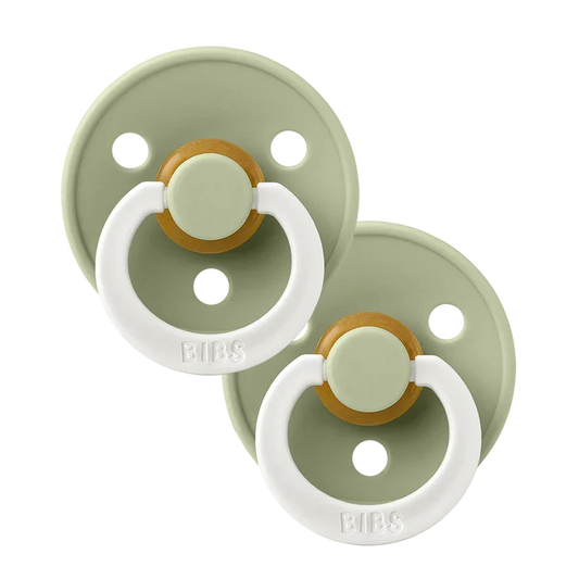 Bibs Pacifiers - 2 Pack - Glow Sage/Sage