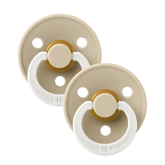 Bibs Pacifiers - 2 Pack - Glow Vanilla/Vanilla