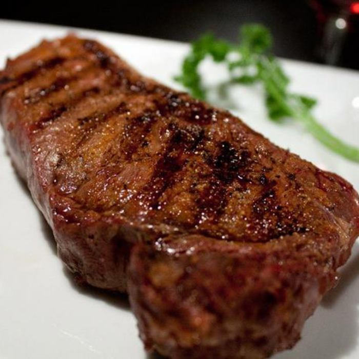 Bison New York Strips | 4 - 10 oz Steaks | Shipping Included | Nebraska Bison
