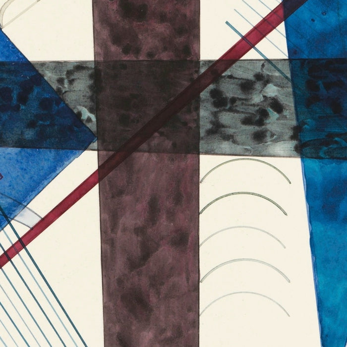 Blau in Rund und Spitz by Wassily Kandinsky, 1933