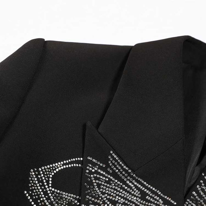 Blazer Coat for Women | Mid-Length in Classic Black & White