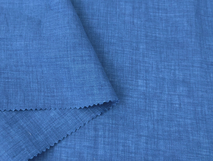 Blue Delave 100% Linen Fabric – Lightweight & Soft 4330