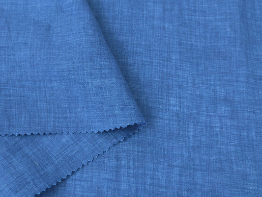 Blue Delave 100% Linen Fabric – Lightweight & Soft 4330