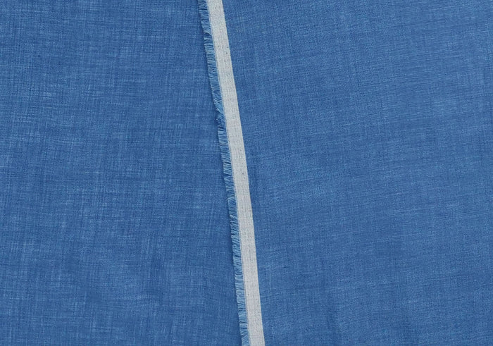 Blue Delave 100% Linen Fabric – Lightweight & Soft 4330