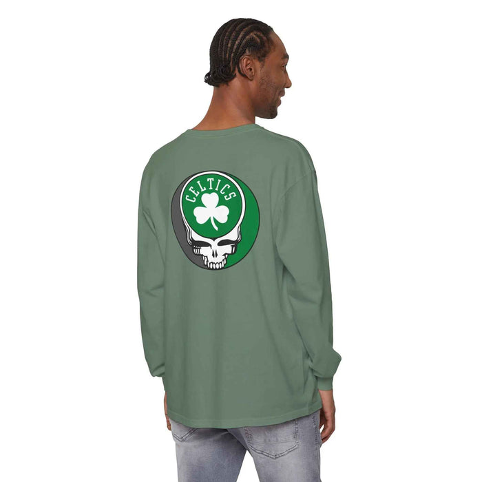 Boston Celtics Two-Sided Vineyard Collection Garment-dyed Long Sleeve