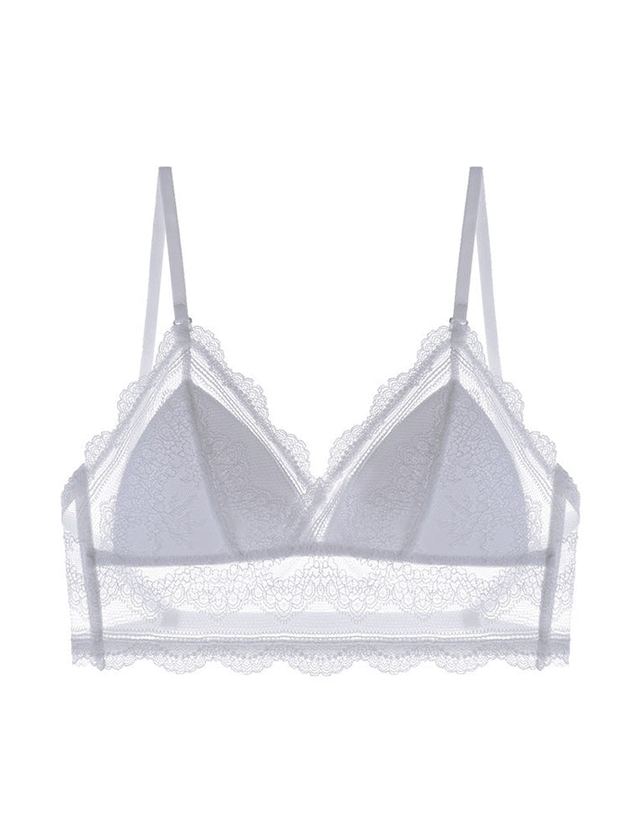 White / S / Bras