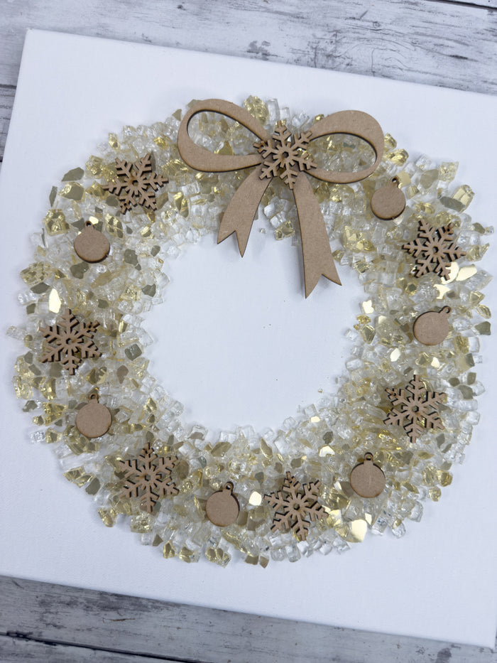 BOW Ornaments Wooden Embellishments ONLY - Style B