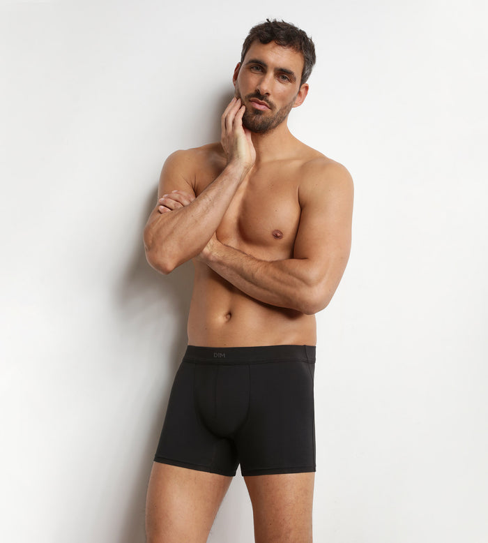 Boxer homme en coton modal Noir Dim Gentleman