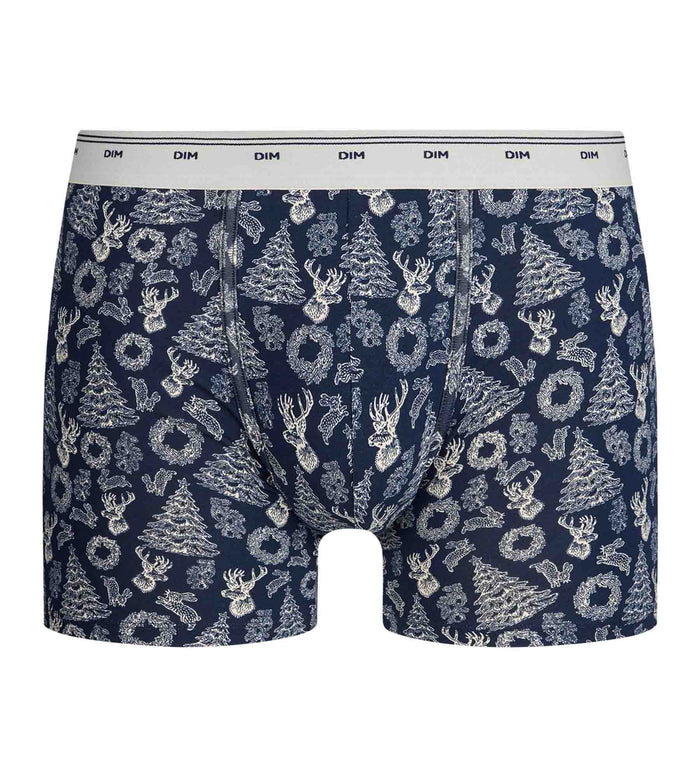 Boxer homme imprimé bleu Trendy