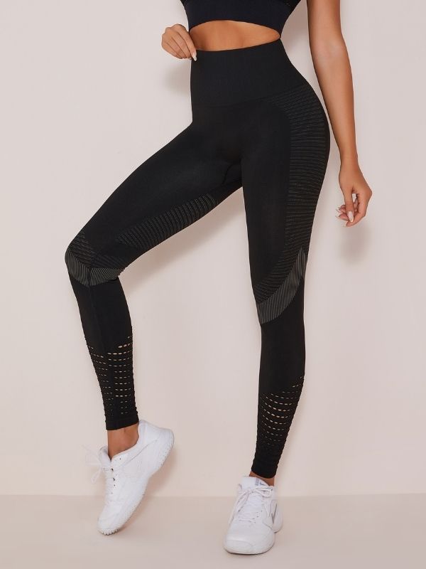 Breathable Mesh High Waist Leggings