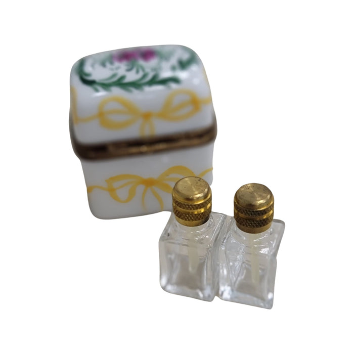 Charming Limoges Perfume Box Porcelain Limoges Perfume French Trinket Box