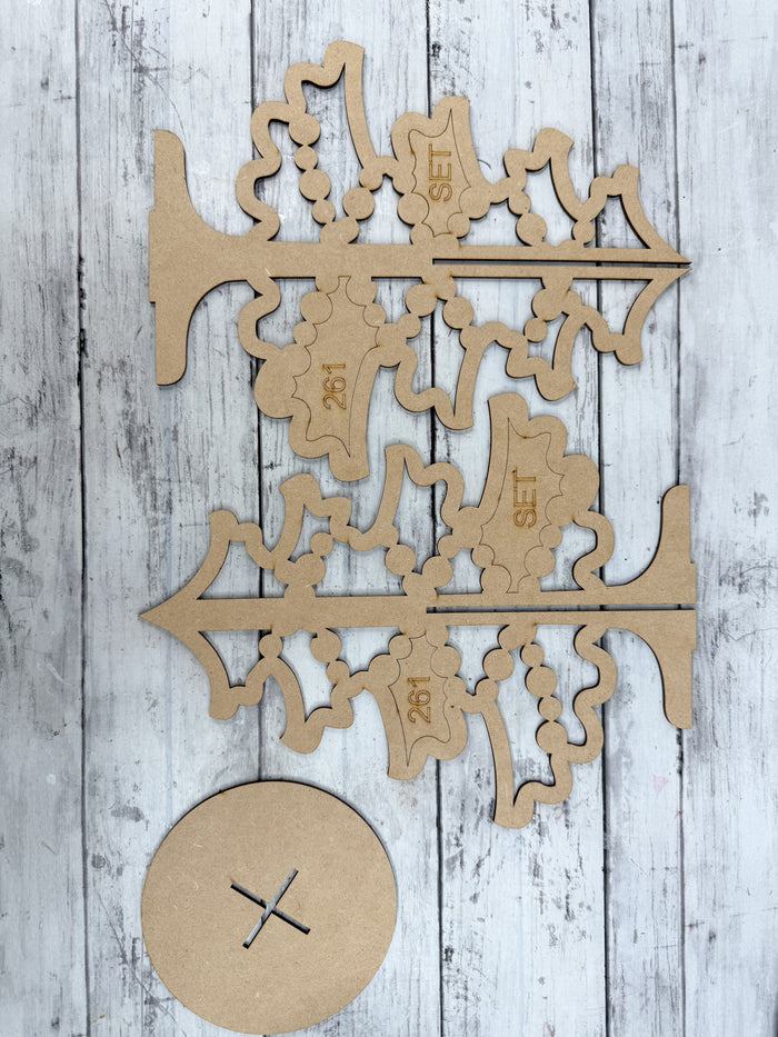 BULK Style 261 3D Standing Tree Laser Cut Outline Frame Blank