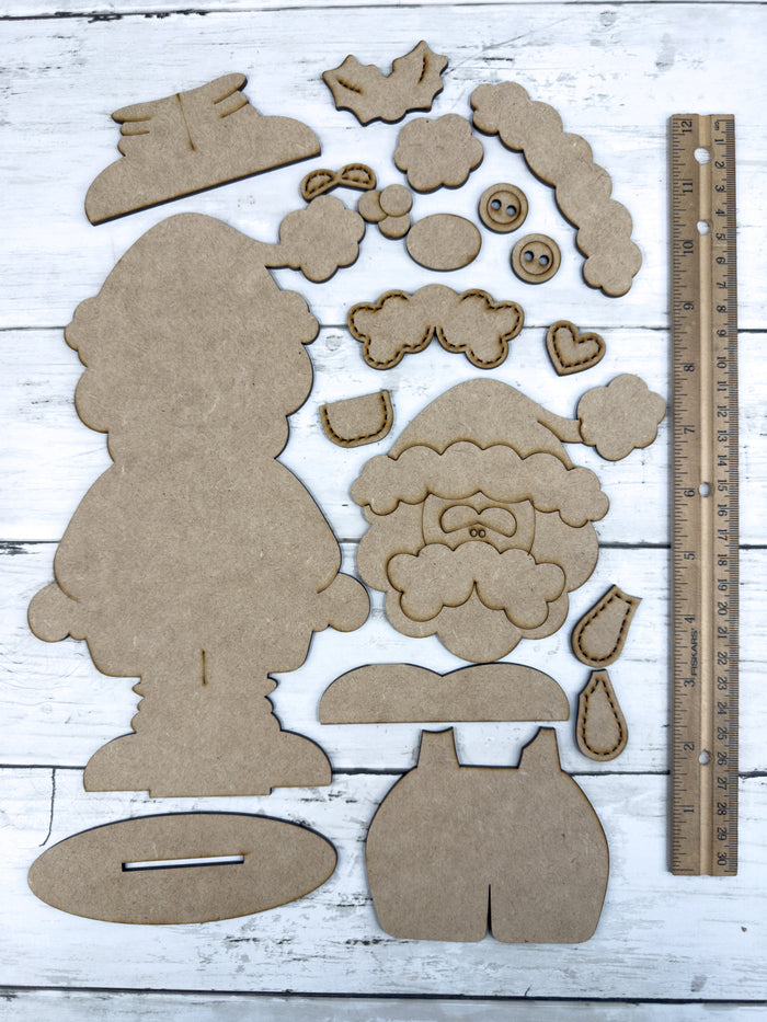 Bundle - Stitched Santa & Mrs Claus DIY Kits