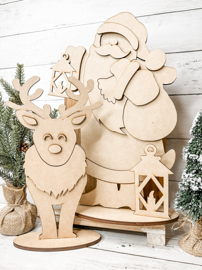 Bundle- Woodland Santa and Deer DIY Kit