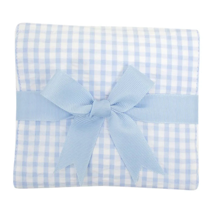 Burp Cloth - Blue Check