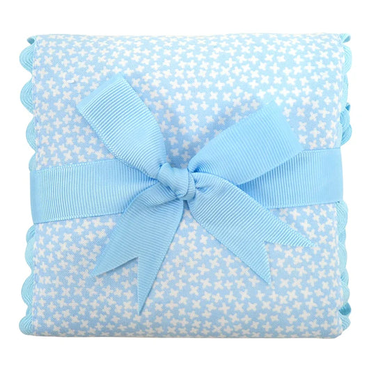 Burp Cloth - Blue Lullaby Fabric