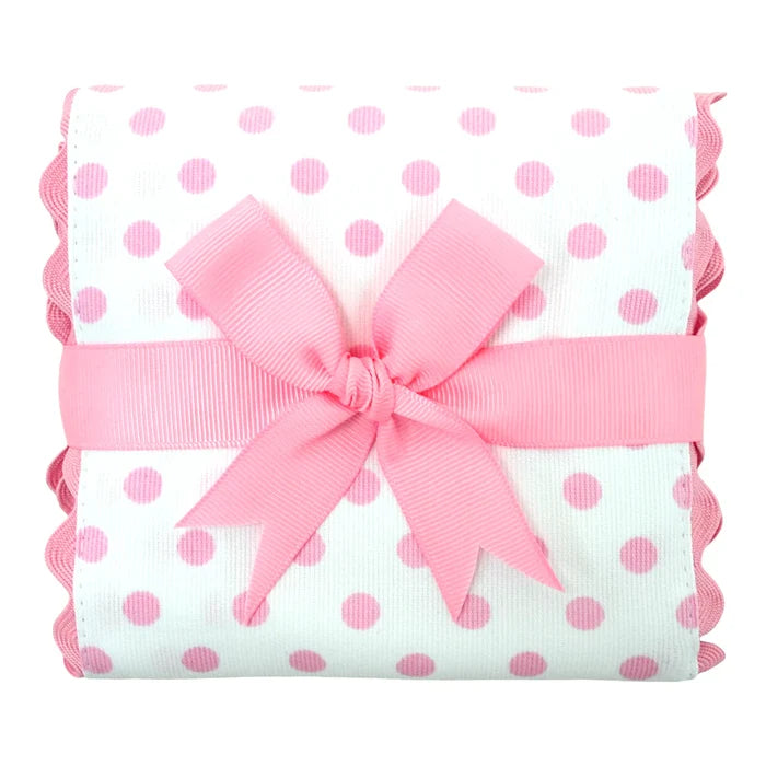 Burp Cloth - Pink Dot