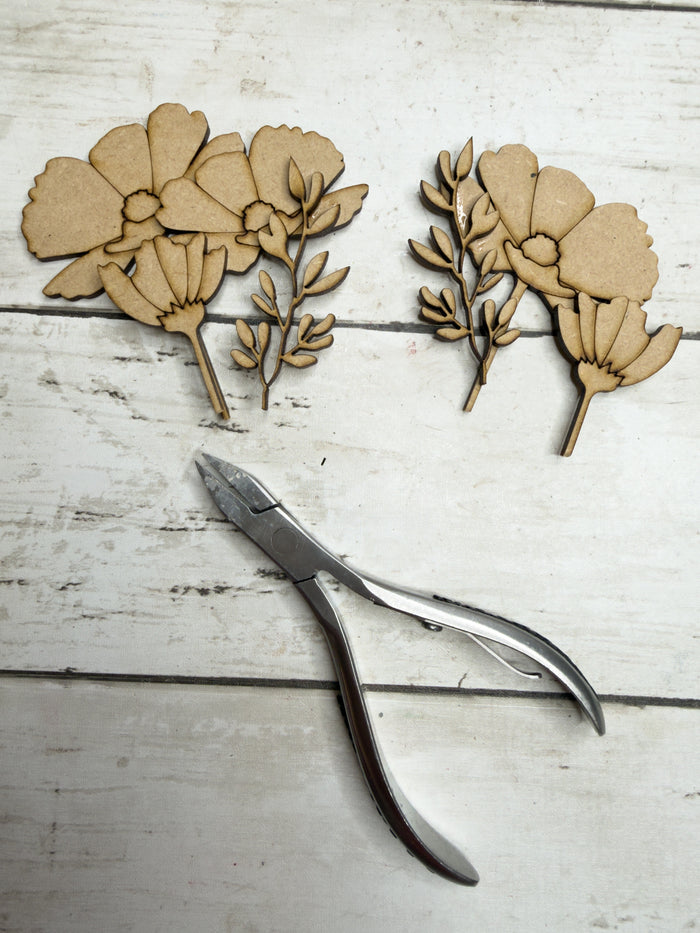 Butterfly and Flowers Shelf Sitter DIY Kit