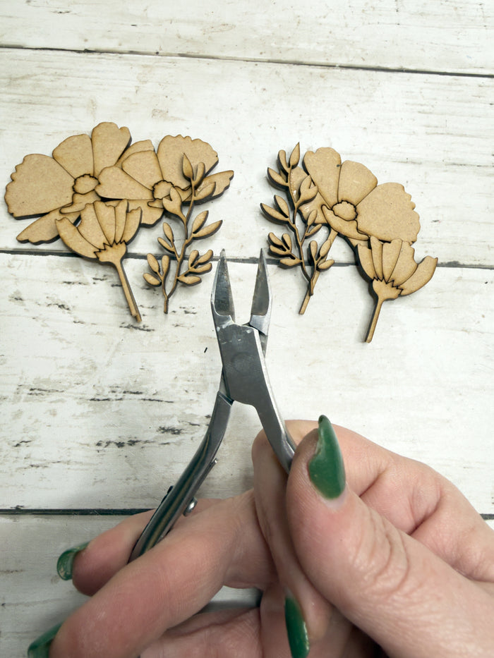 Butterfly and Flowers Shelf Sitter DIY Kit
