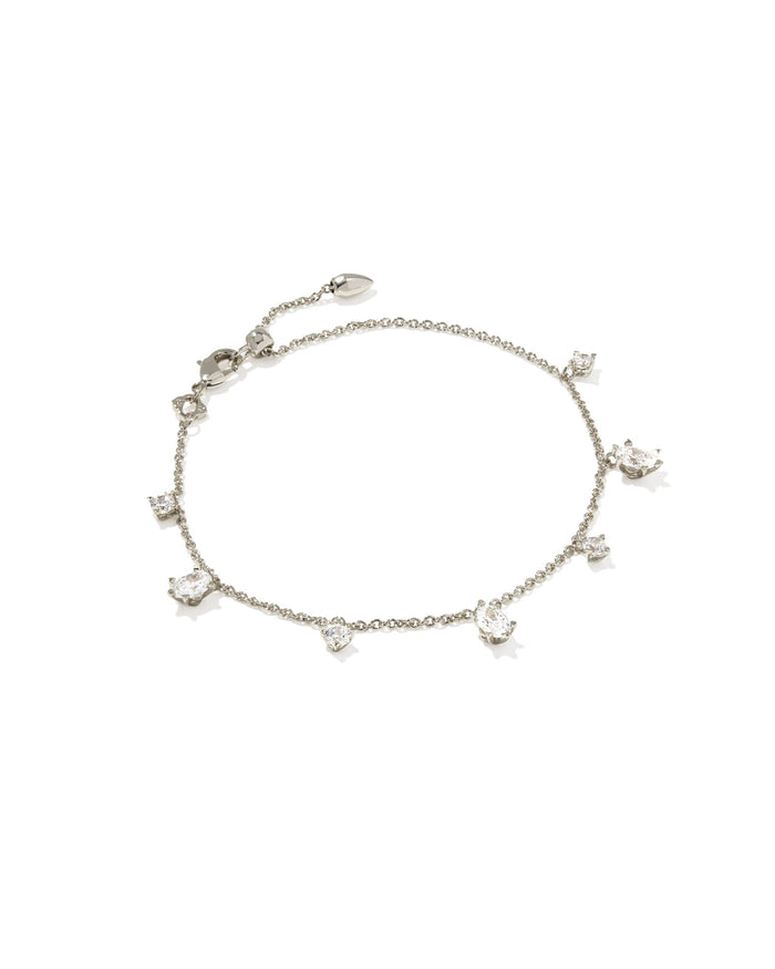 Cailin Delicate Chain Bracelet in Silver