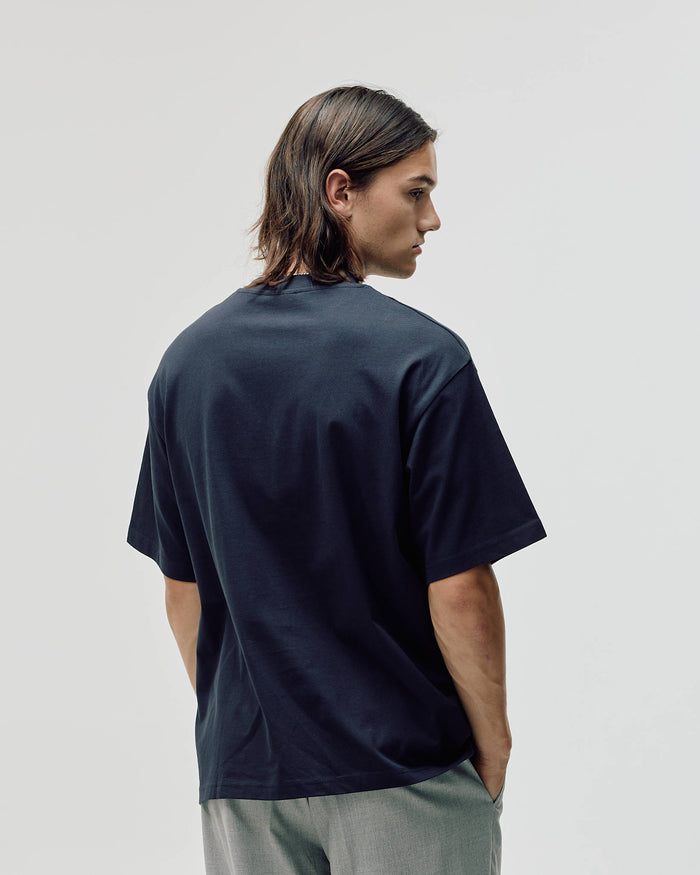 Camo Logo Box Fit, Men - Navy