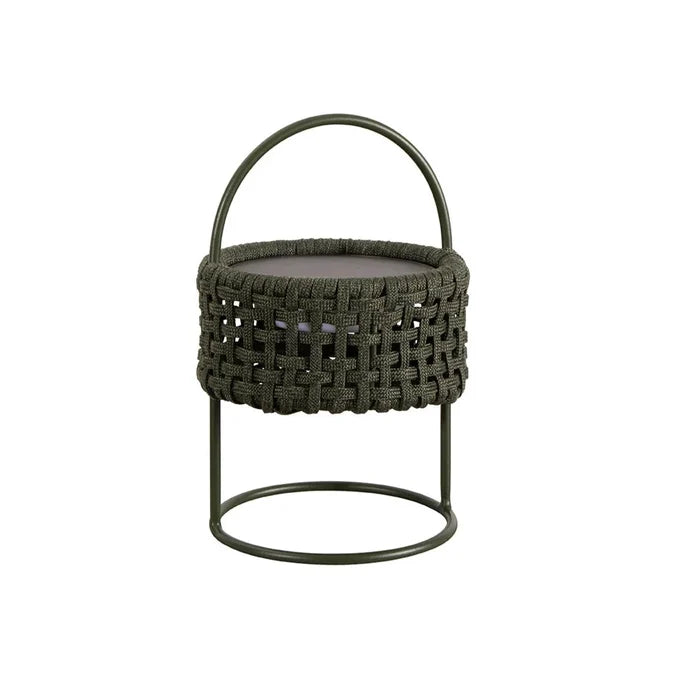 Illusion Lamp Soft Rope, Dark green Eleish Van Breems Home